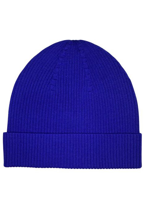 Cappello bambino blu in lana Burberry | 8087846/PIEBLU ELETTRICO